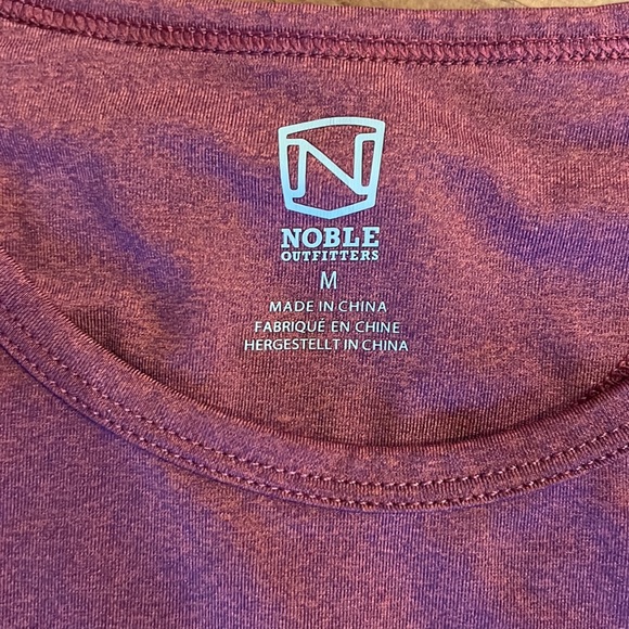 SOLD - NOBLE OUTFITTERS NOBLE EQUESTRIAN long sleeve shirt - size M - Picture 2 of 4